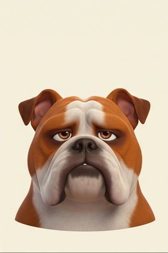 A calm Bulldog
