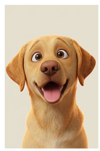A happy Labrador Retriever